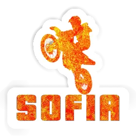 Autocollant Sofia Motocrossiste Image