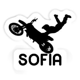 Motocrossiste Autocollant Sofia Image