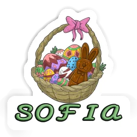 Autocollant Nid de Pâques Sofia Image