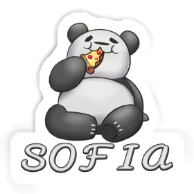 Pizza-Panda Autocollant Sofia Image