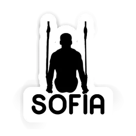 Sofia Autocollant Gymnaste aux anneaux Image