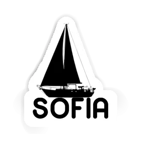 Sailboat Sticker Sofia Image