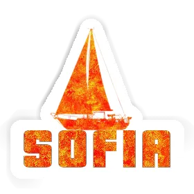 Sticker Sailboat Sofia Image