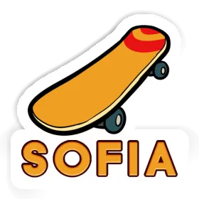 Autocollant Sofia Skateboard Image