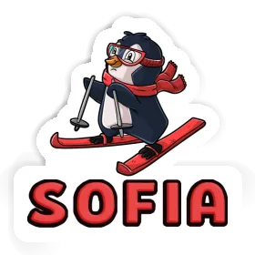 Sofia Autocollant Skieuse Image