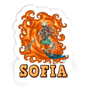 Sofia Sticker Surfer Image