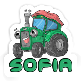 Autocollant Tracteur Sofia Image