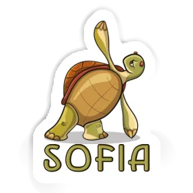 Autocollant Sofia Tortue Image
