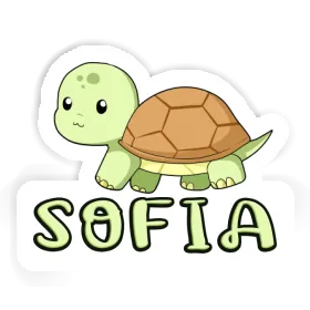 Autocollant Tortue Sofia Image