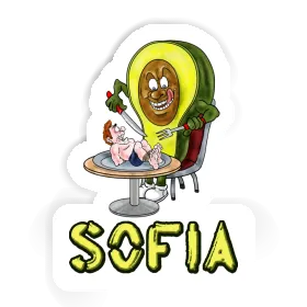 Sticker Avocado Sofia Image