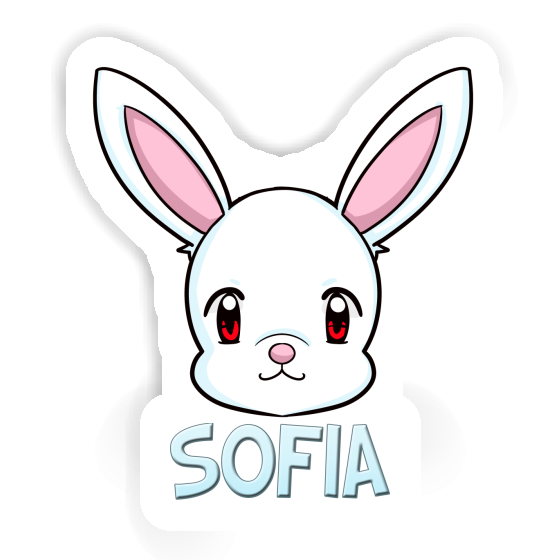 Autocollant Sofia Tête de lièvre Notebook Image