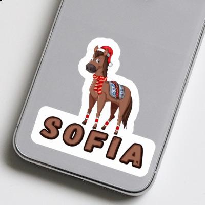 Sofia Autocollant Cheval de Noël Laptop Sofia Autocollant Cheval de Noël Laptop Image