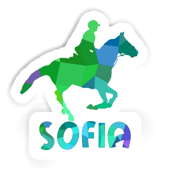 Autocollant Cavalière Sofia Notebook Image
