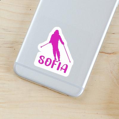 Autocollant Sofia Skieuse Notebook Autocollant Sofia Skieuse Gift package Image