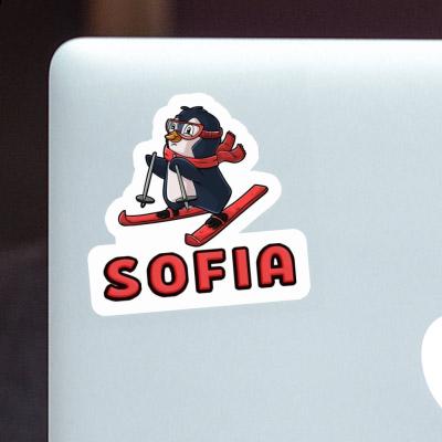 Sofia Autocollant Skieuse Image