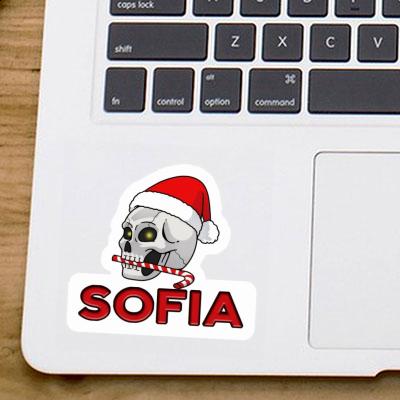 Sofia Sticker Weihnachtstotenkopf Notebook Sofia Sticker Weihnachtstotenkopf Notebook Image