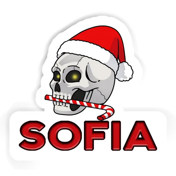 Sofia Sticker Weihnachtstotenkopf Notebook Sofia Sticker Weihnachtstotenkopf Gift package Image