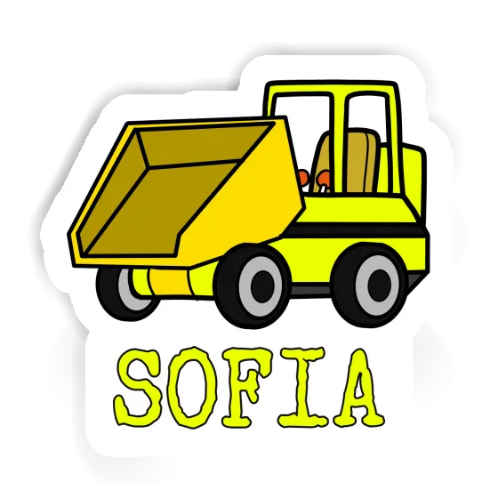 Sofia Autocollant Benne avant Notebook Sofia Autocollant Benne avant Notebook Image