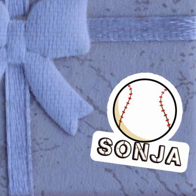 Sonja Sticker Baseball Laptop Image