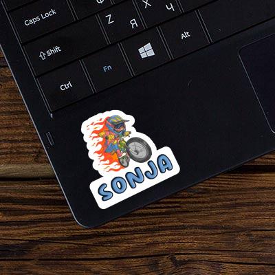 Biker Sticker Sonja Laptop Biker Sticker Sonja Laptop Image