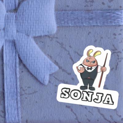 Sticker Sonja Billiard Player Gift package Image