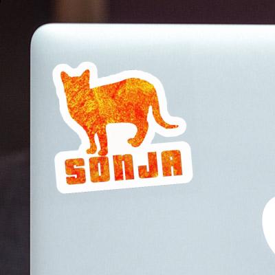 Autocollant Chat Sonja Laptop Image