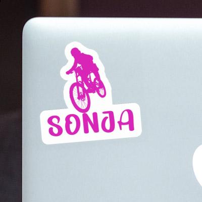 Aufkleber Sonja Freeride Biker Image