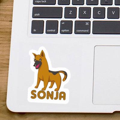 Sonja Aufkleber Schäferhund Notebook Image