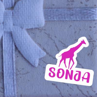 Sonja Sticker Giraffe Notebook Image