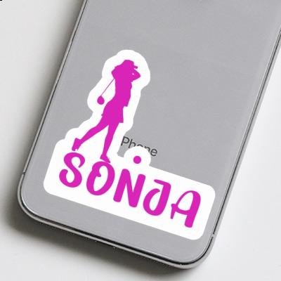 Golfer Sticker Sonja Notebook Golfer Sticker Sonja Notebook Image