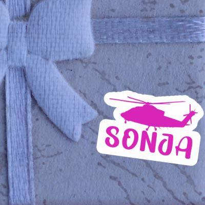 Sonja Sticker Helicopter Notebook Image