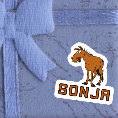 Sonja Autocollant Cheval Image