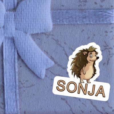 Standing Hedgehog Sticker Sonja Standing Hedgehog Sticker Sonja Image