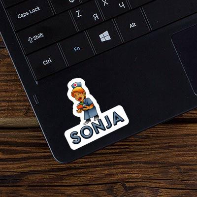 Sticker Sonja Pflegefachfrau Laptop Image