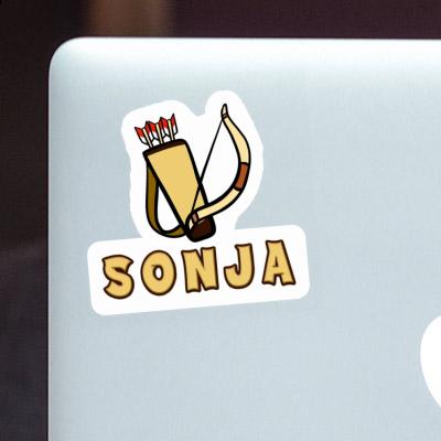 Arrow Bow Sticker Sonja Notebook Image