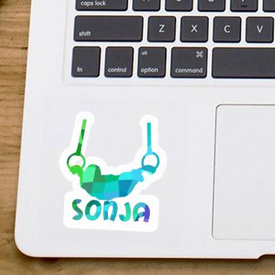 Sticker Sonja Ring gymnast Notebook Sticker Sonja Ring gymnast Gift package Image