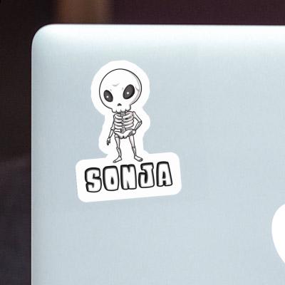 Sticker Sonja Skeleton Notebook Image