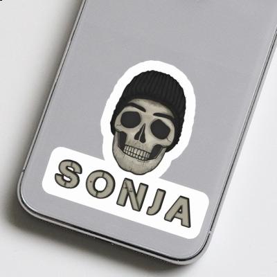 Sonja Aufkleber Totenkopf Laptop Image