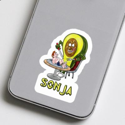 Sonja Sticker Avocado Image