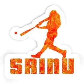 Joueur de baseball Autocollant Srinu Image