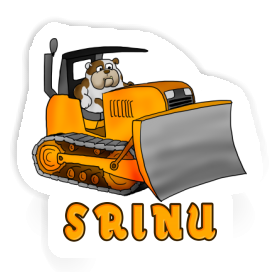 Srinu Autocollant Bulldozer Image