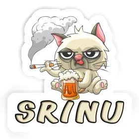 Aufkleber Srinu Bad Cat Image