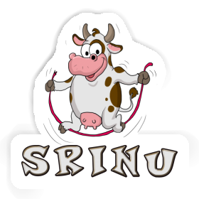 Srinu Autocollant Vache Image