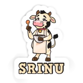 Autocollant Srinu Vache Image