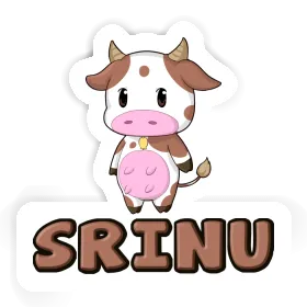 Vache Autocollant Srinu Image