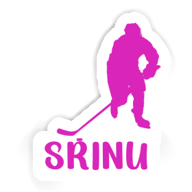Sticker Srinu Hockey Player Image