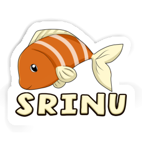 Srinu Aufkleber Fisch Image