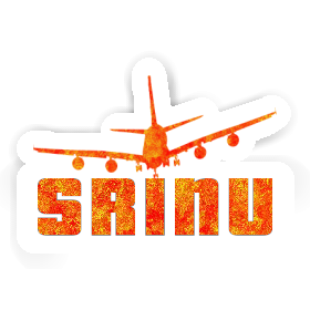 Autocollant Avion Srinu Image
