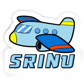 Sticker Srinu Flugzeug Image