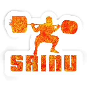 Srinu Autocollant Haltérophilie Image